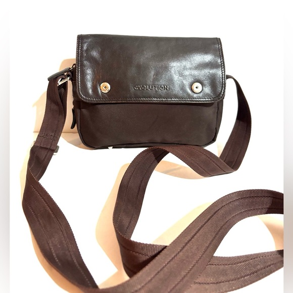Francisco Biasia Revolution Dark Brown Bag - Picture 1 of 9